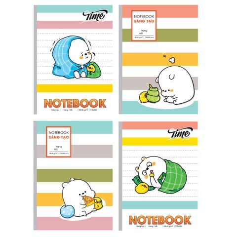 Vở kẻ ngang Hải Tiến 80 trang Sáng Tạo 2609 - Định lượng 60gsm - Mua 10 quyển tặng 01 bút bi