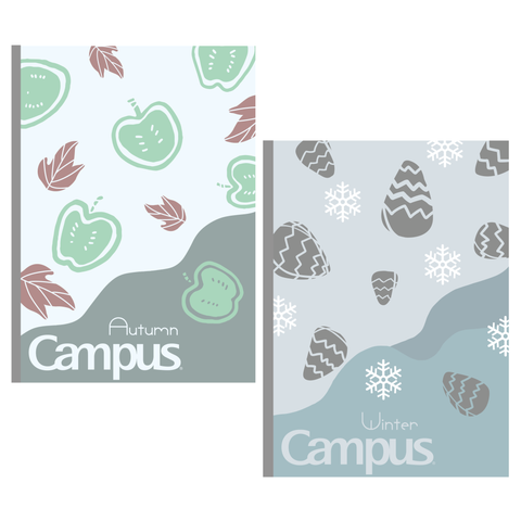 Vở kẻ ngang Campus Four Seasons 2 120 trang - Mua 10 quyển tặng 01 Bút bi