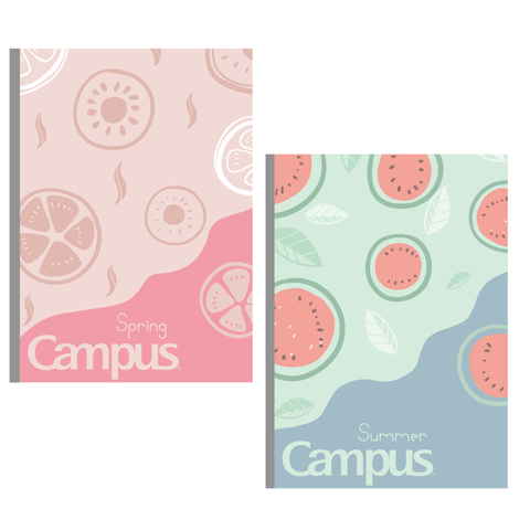 Vở kẻ ngang Campus Four Seasons 2 80 trang - Mua 10 quyển tặng 01 bút bi