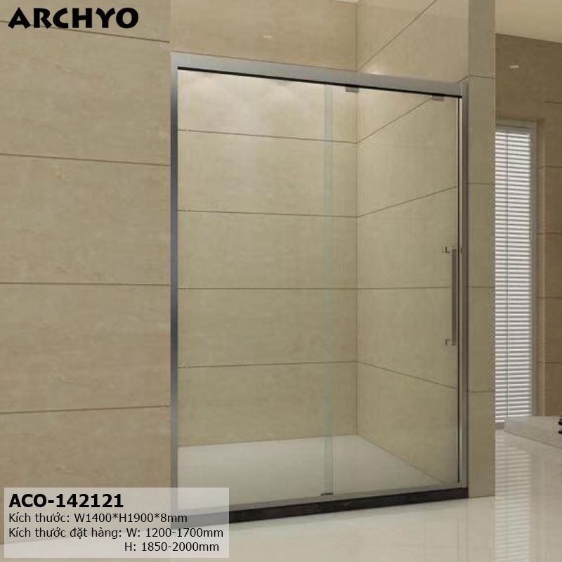 Vách kính phòng tắm thẳng ARCHYO ACO-142121 tại Hà Nội, Quảng Ninh ...