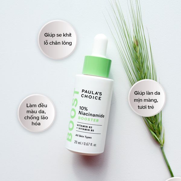  Tinh chất se khít lỗ chân lông - Paula's Choice 10% Niacinamide Booster (20ml) 