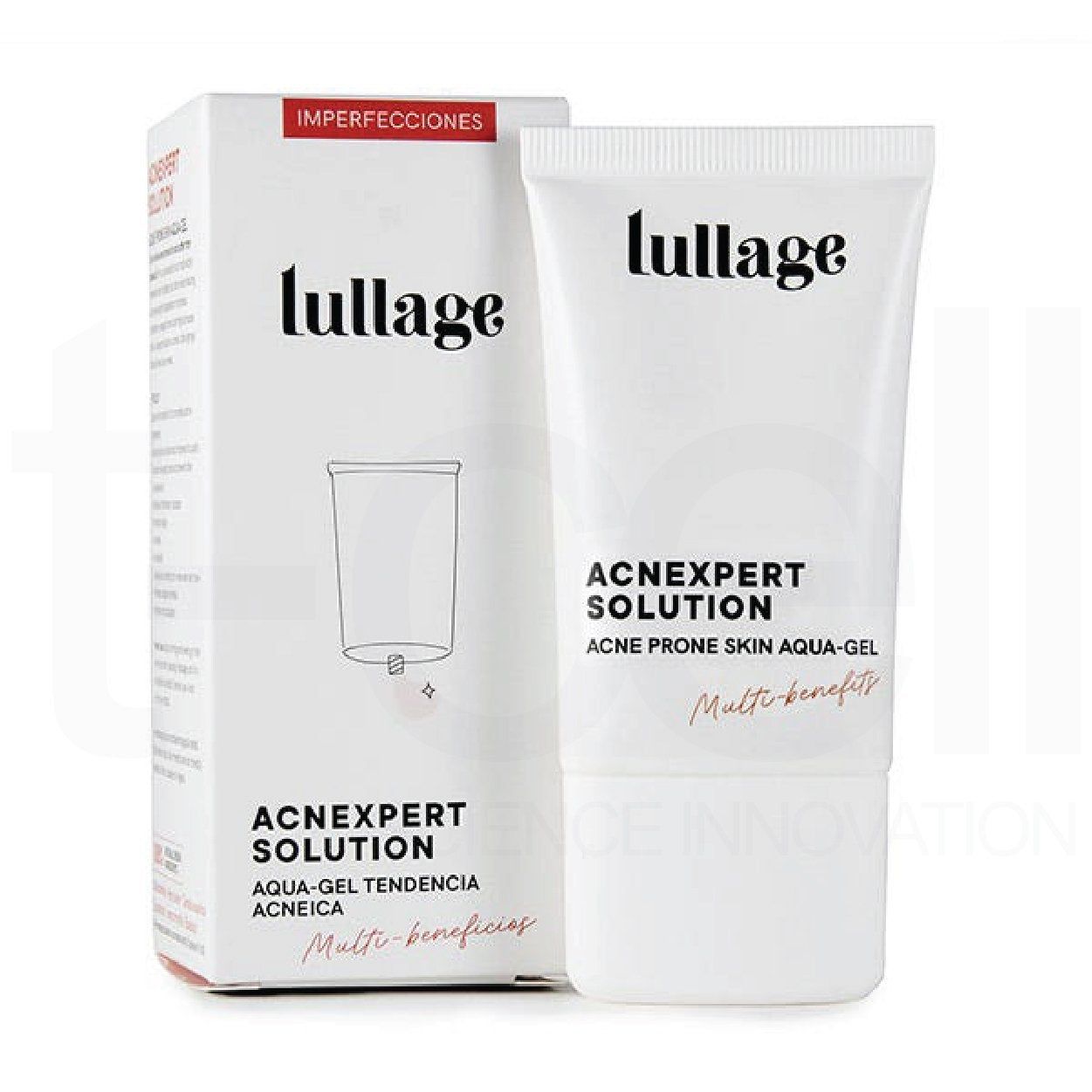  Gel Dưỡng Cấp Nước Giảm Mụn Cho Da Dầu - Lullage Acnexpert Solution Acne prone skin Aqua Gel (40ml) 