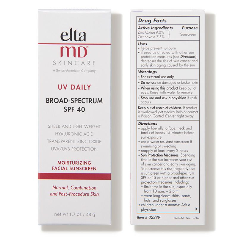  Kem chống nắng EltaMD SPF40 dưỡng ẩm (bản không màu) - EltaMD UV Daily Broad Spectrum SPF 40 Untinted 