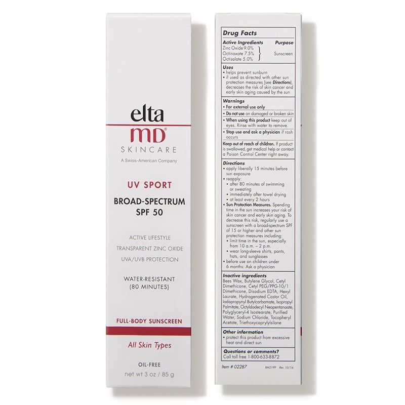  Kem chống nắng EltaMD SPF 50 bảo vệ tối ưu cho mặt và toàn thân - EltaMD UV Sport Broad Spectrum SPF 50 