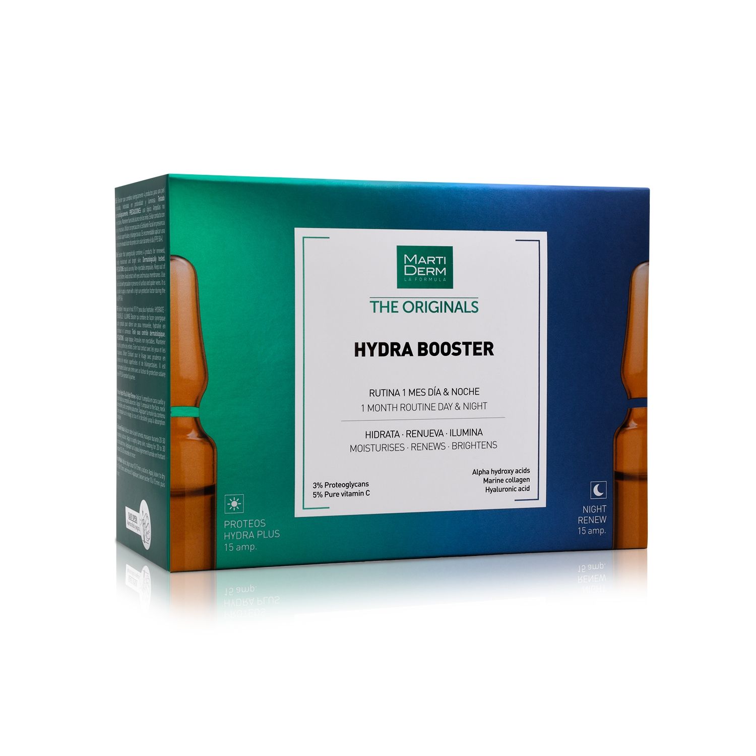  Bộ Sản Phẩm Dưỡng Da Ngày Đêm Tăng Cường Cấp Ẩm Da - MartiDerm The Originals Hydra Booster 