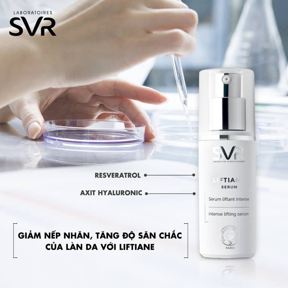  Tinh chất ngăn ngừa nhăn, làm săn chắc và mịn da - SVR LIFTIANE Serum (30ml) 