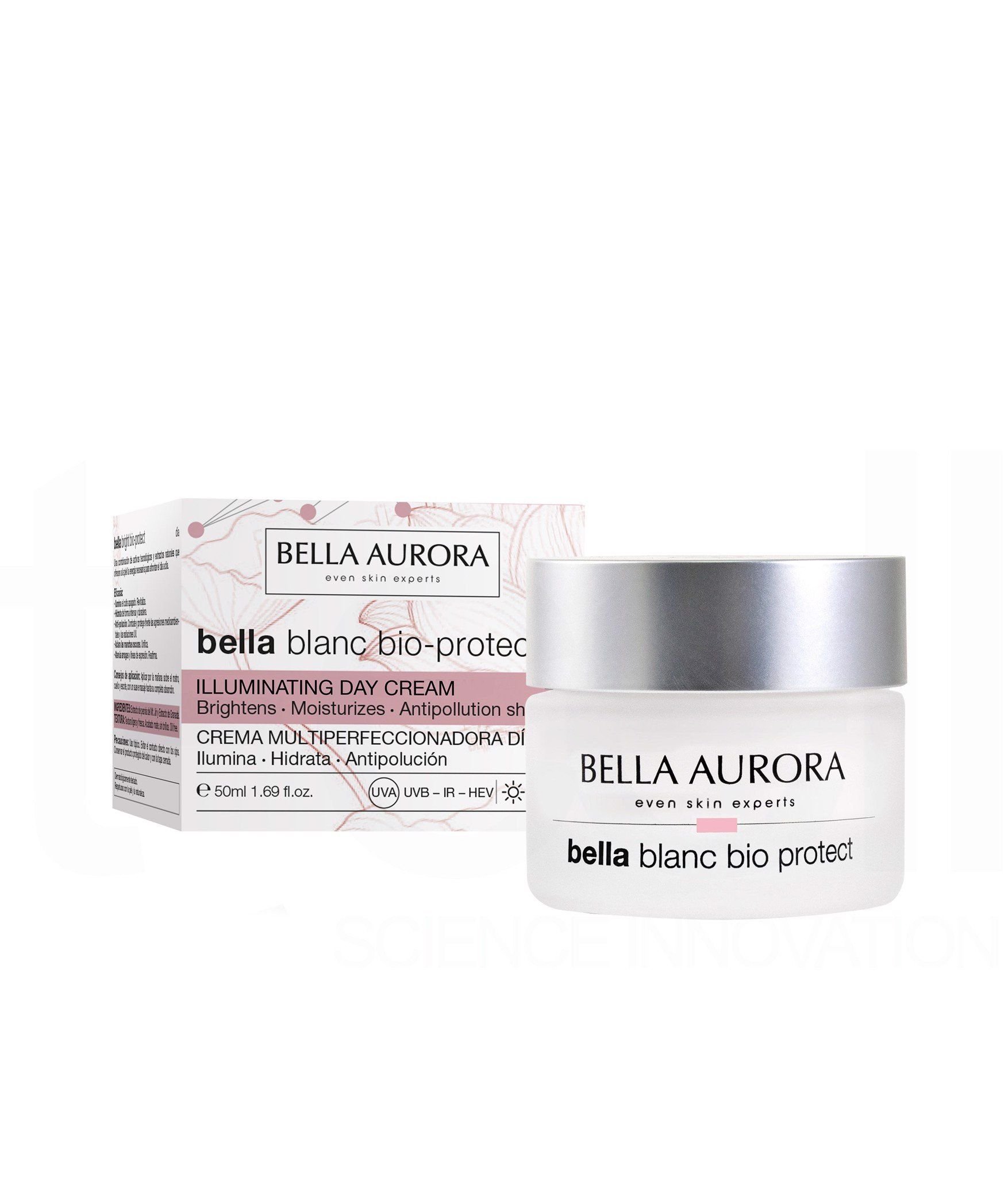  Kem Dưỡng Ngày Phục Hồi, Làm Sáng Da Và Chống Oxy Hóa SPF 15 - Bella Aurora Bella Blanc Bio protect Illuminating Day Cream SPF 15 (50ml) 