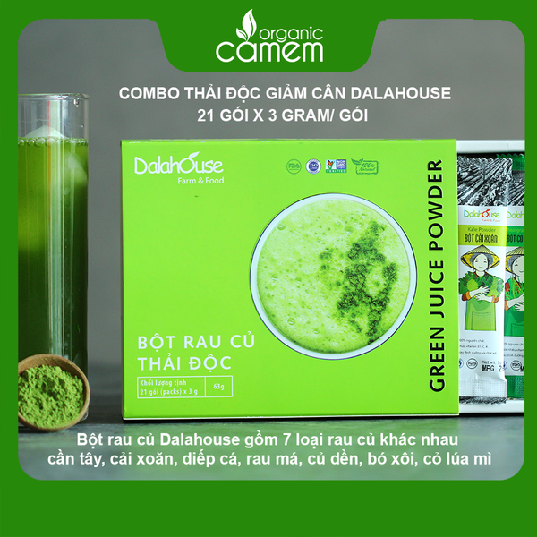  COMBO THẢI ĐỘC DETOX ĐẸP DA -DALAHOUSE 