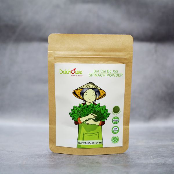  Bột Rau Bó Xôi - Rau Bina - Rau Chân Vịt - 50gram 