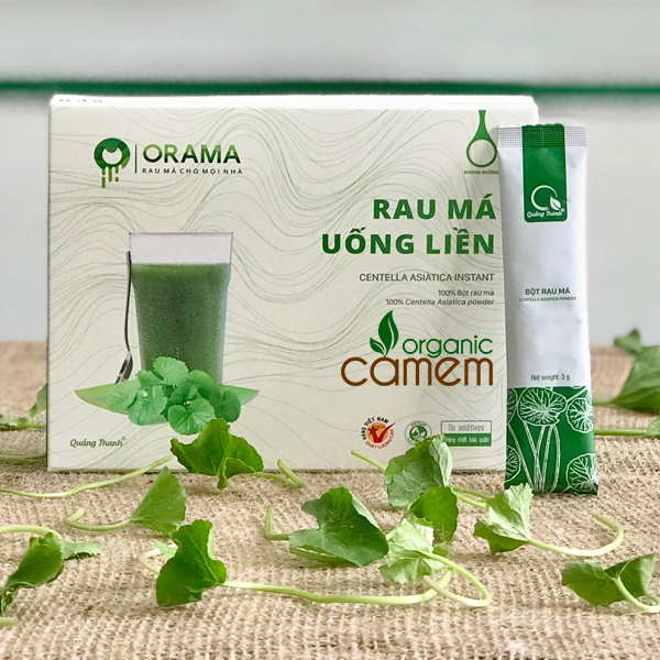  BỘT RAU MÁ UỐNG LIỀN ORAMA QUÃNG THANH - CÓ ĐƯỜNG 