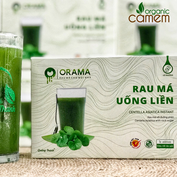  BỘT RAU MÁ UỐNG LIỀN ORAMA QUÃNG THANH - KHÔNG ĐƯỜNG 