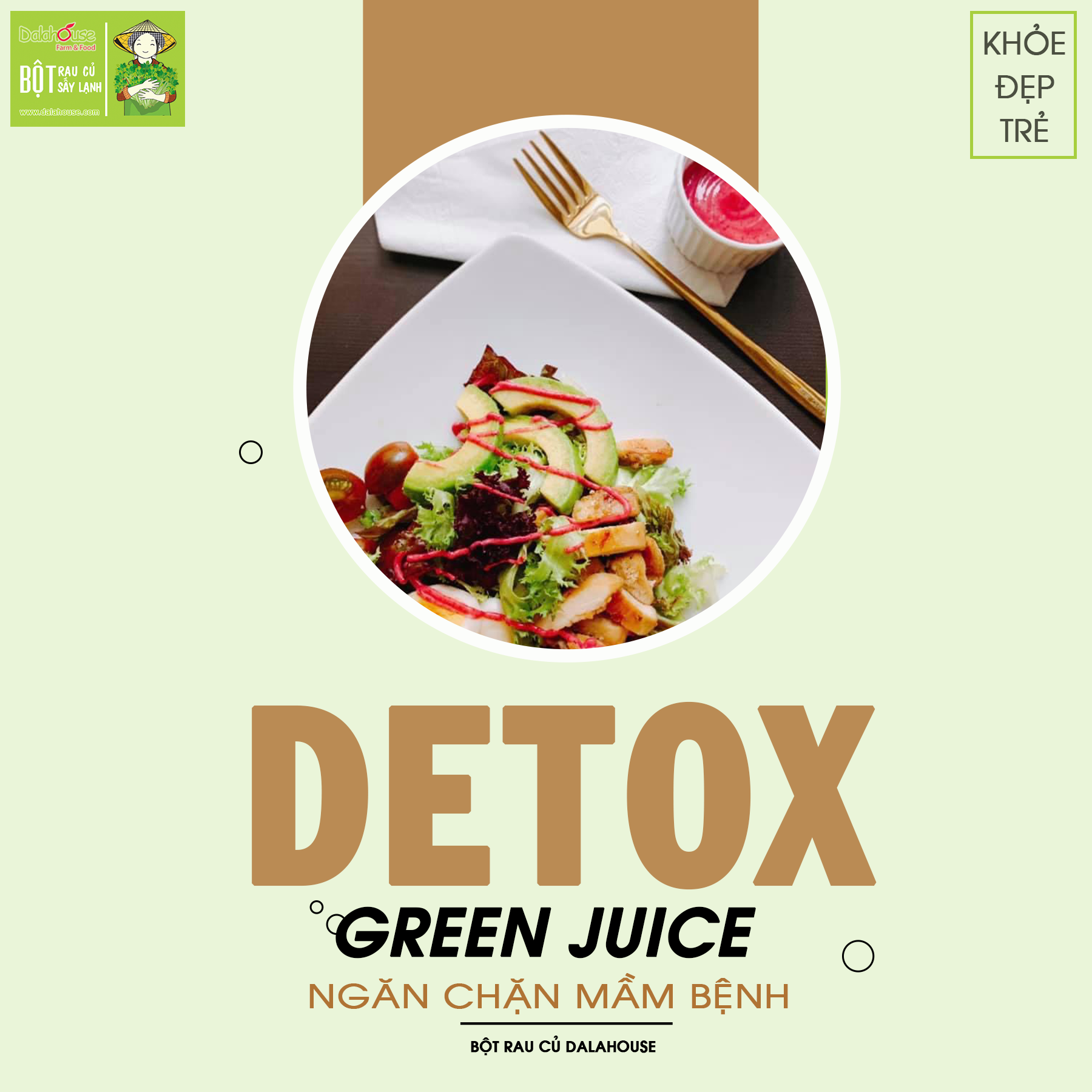  COMBO THẢI ĐỘC DETOX ĐẸP DA -DALAHOUSE 