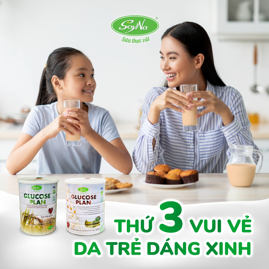  [MUA 1 TẶNG 1] ​​​​​​​Sữa Tiểu Đường Thực Vật Glucose Plan - Ổn định đường huyết - bổ sung dinh dưỡng đầy đủ cho người tái tháo đường 