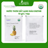  Nước Thơm Lên Men Sấy Lạnh - Nước thơm kháng viêm - Nước thơm giàu Vitamin C tăng miễn dịch - hộp 10 gói 