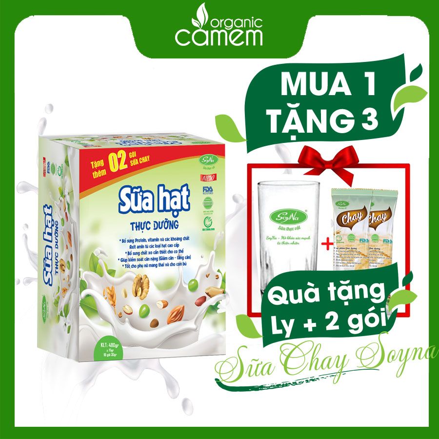  sữa hạt thực dưỡng soyna - sữa hạt soyna - sữa hạt cao cấp soyna - sữa thực vật soyna chính hãng 