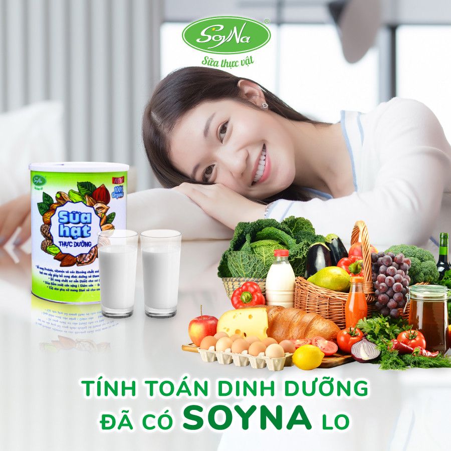  sữa hạt thực dưỡng soyna - sữa hạt soyna - sữa hạt cao cấp soyna - sữa thực vật soyna chính hãng 