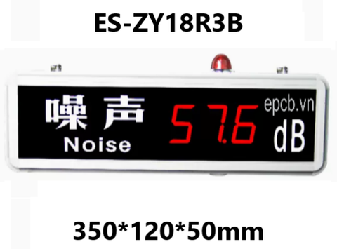 Đồng hồ Led đo độ ồn tích hợp cảnh báo ES-ZY818