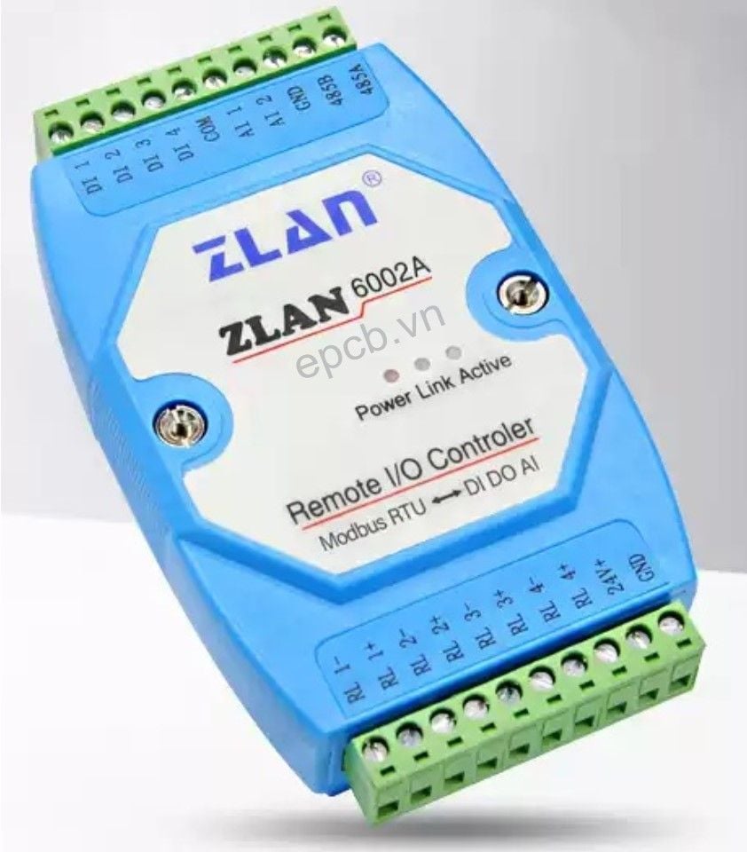 ZLAN6002A - Bộ điều khiển IO sang RS485