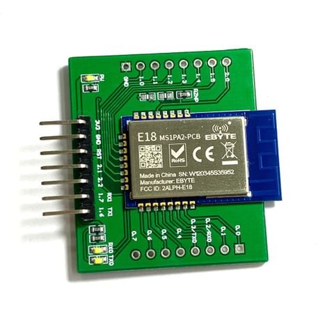 Mạch Ra Chân Cho Zigbee Module E18-MS1PA1-IPX, E18-MS1PA12IPX, E18-MS1PA1-PCB