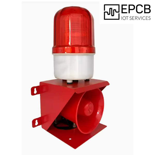 Thiết bị báo động âm thanh ánh sáng giọng nói - còi cứu hỏa ngoài trời ED-JR-SG04