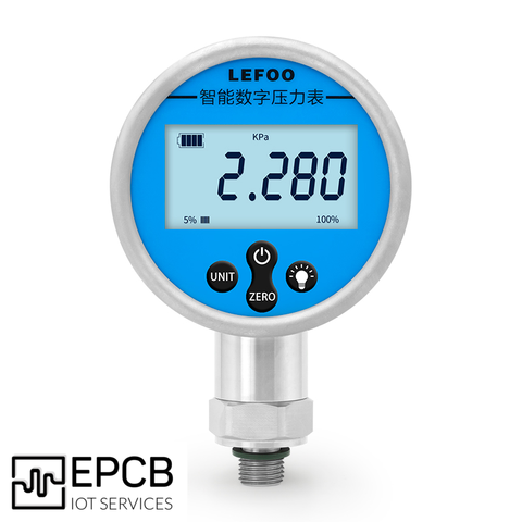 Đồng hồ đo áp suất kỹ thuật số chạy Pin LFT6100