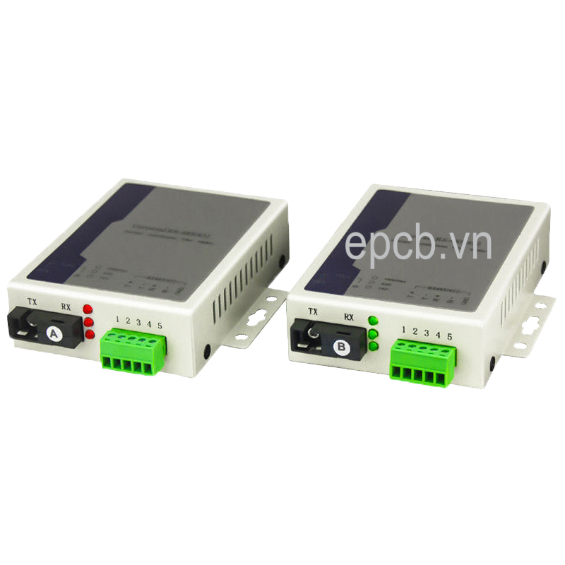 Bộ chuyển đổi 1 cổng RS485 sang Quang Model RS485-FIBER-01