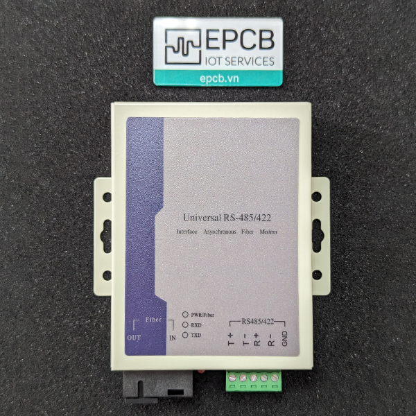  Bộ chuyển đổi 1 cổng RS485 sang Quang Model RS485-FIBER-01 