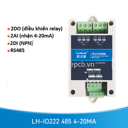 Bộ chuyển đổi AI/DI/DO sang RS485 Modbus RTU