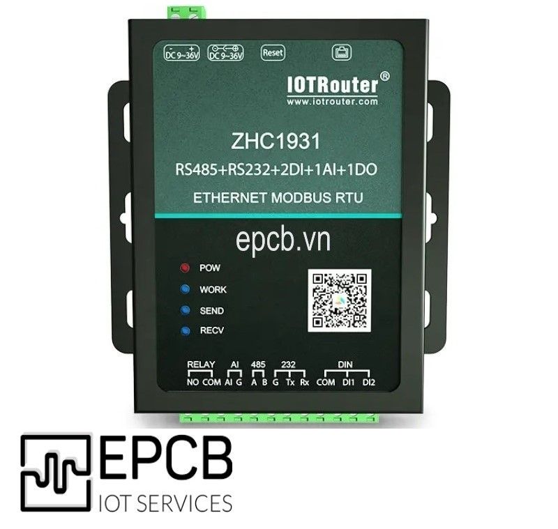  Bộ chuyển đổi RS485 sang Ethernet ZHC1931 