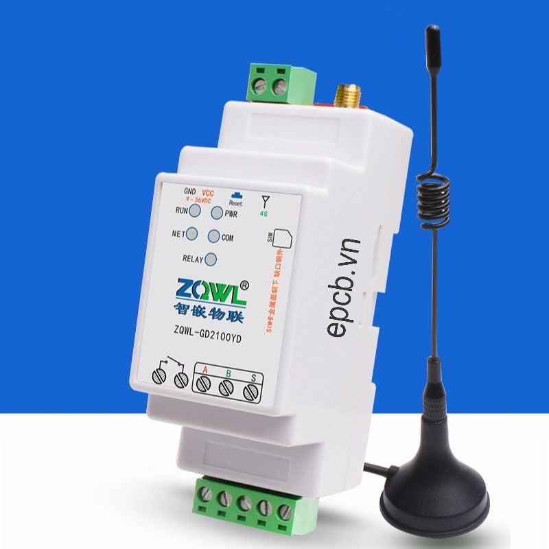 Bộ chuyển đổi RS485 sang 4G LTE ZQWL-GD2100YD