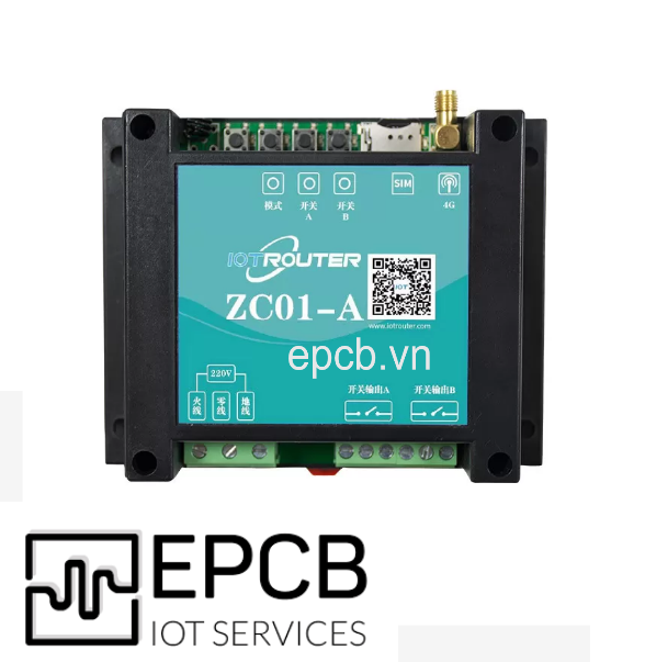  Bộ điều khiển 2 DO sang 4G LTE ZC01-A 