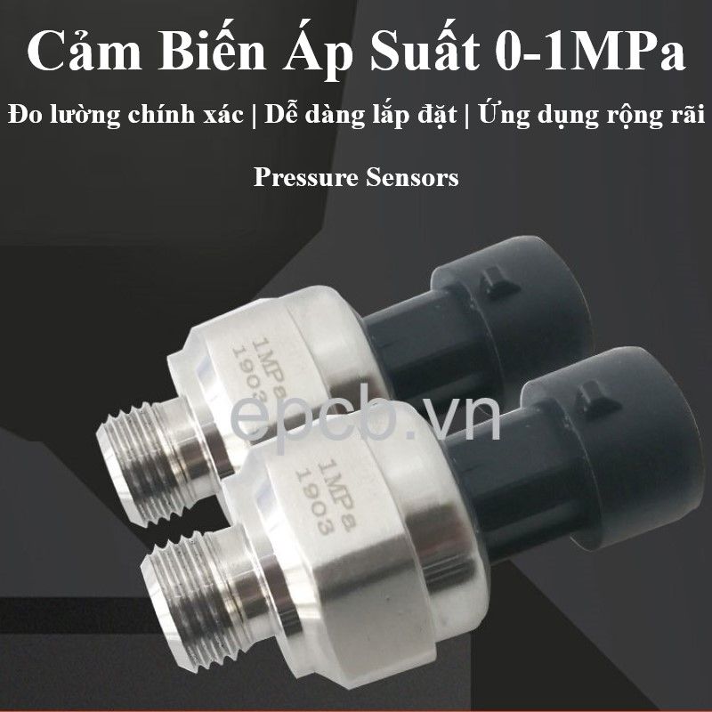 Cảm biến áp suất 0-1 MPa đầu ra 0.5-4.5VDC