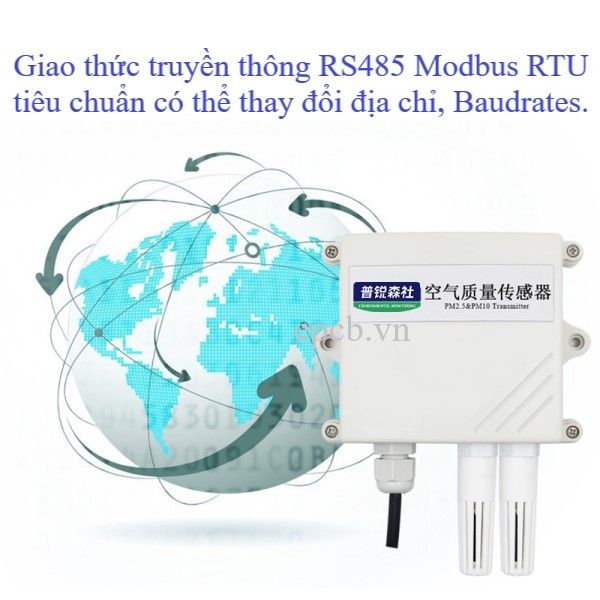 Cảm biến chất lượng không khí PM2.5 ES-AQ-PM-01 RS485 Modbus RTU