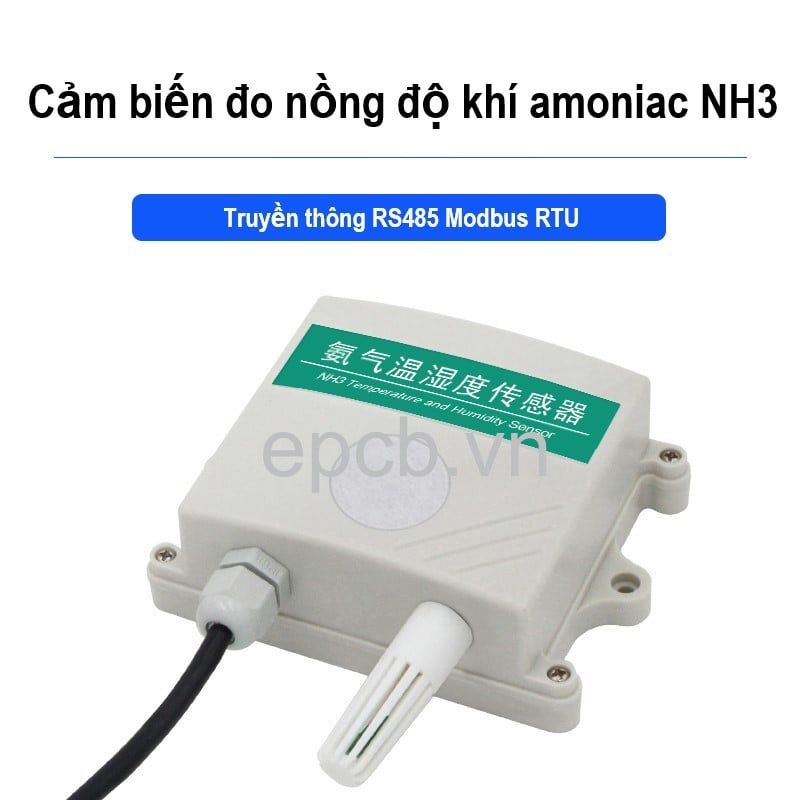 Cảm biến đo nồng độ khí amoniac NH3 ES-NH3-01 ( RS485 Modbus RTU )