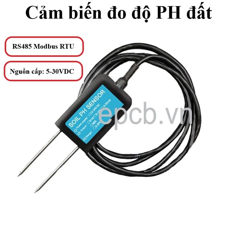 Cảm biến đo độ PH đất ES-PH-SOIL-01 (RS485 Modbus RTU)