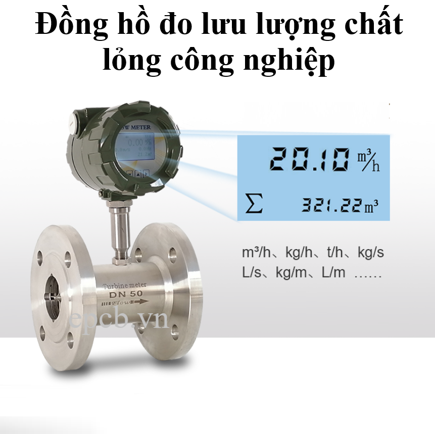  Đồng hồ lưu lượng chất lỏng công nghiệp ES-LF-01 