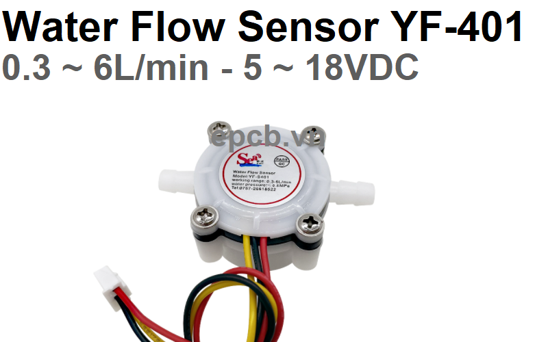 Cảm Biến Lưu Lượng Nước YF-S401