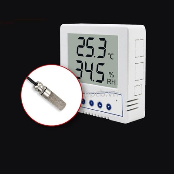 Cảm biến nhiệt độ, độ ẩm có hiển thị RS485 ES-TH-LCD-02