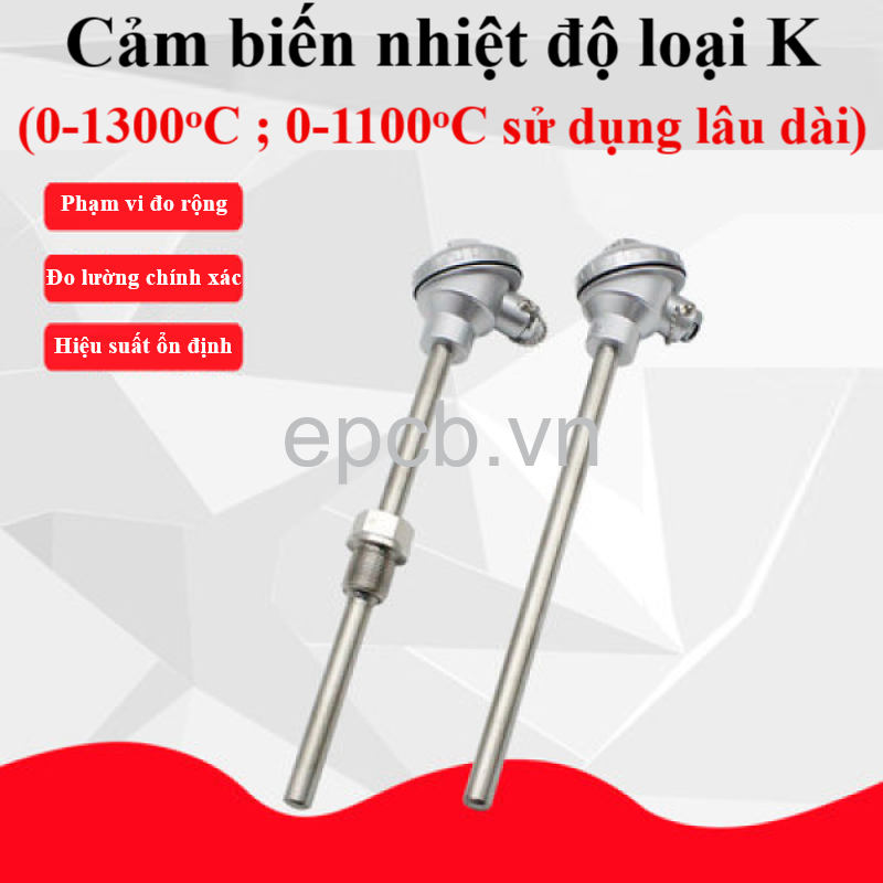  Cảm biến nhiệt độ cặp nhiệt điện loại K WRNM-131/331 (Thermocouple type K) 