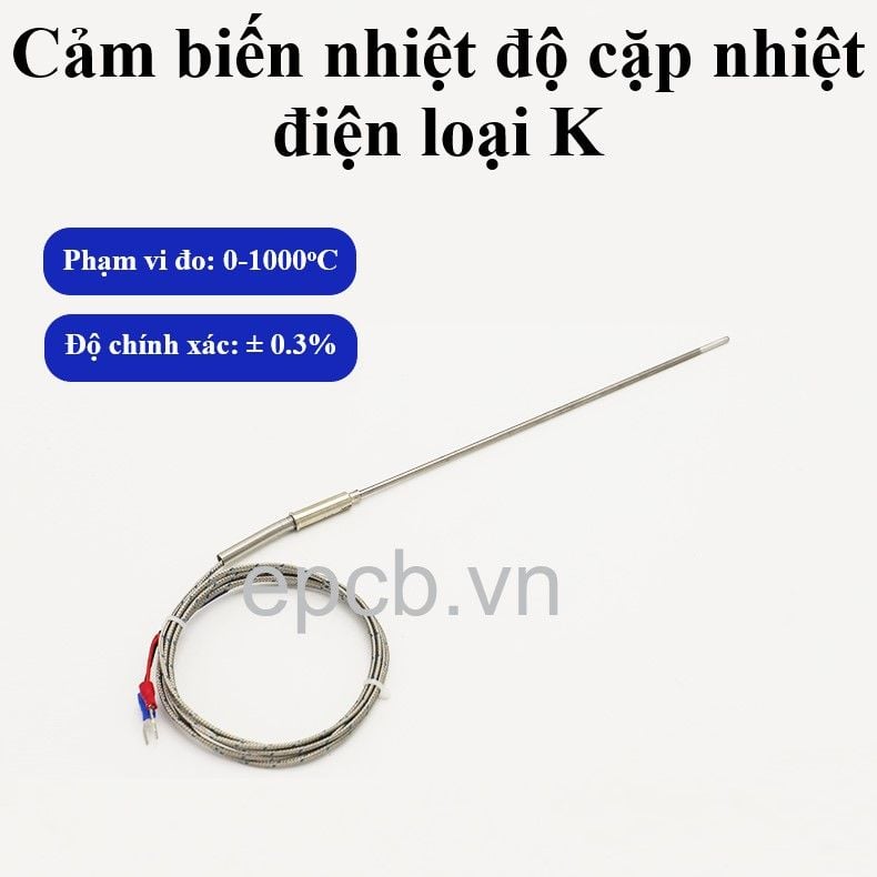 Cảm biến nhiệt độ cặp nhiệt điện loại K bọc thép WRNK-191