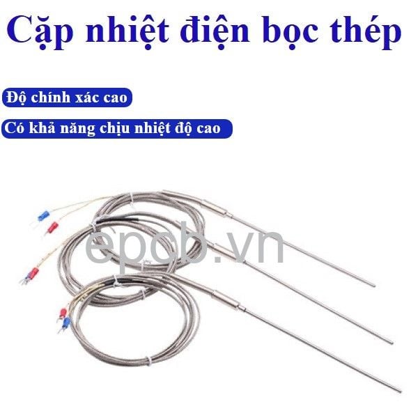 Cảm biến nhiệt độ cặp nhiệt điện loại K bọc thép WRNK-191