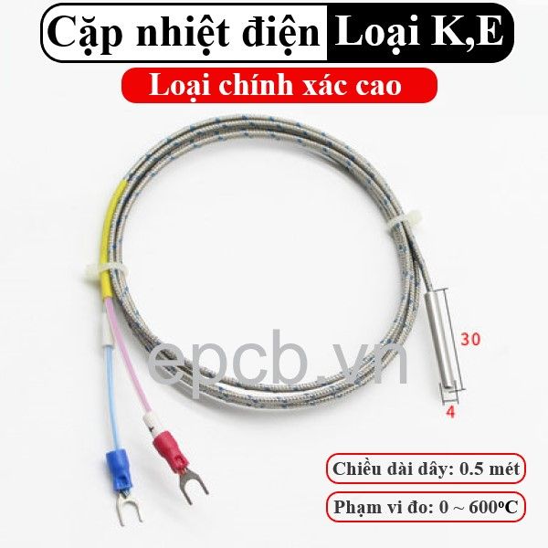 Cảm biến nhiệt độ cặp nhiệt điện loại K, E WRN-035