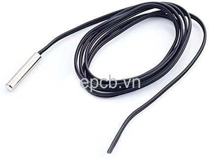  Cảm Biến Nhiệt Độ NTC 10K Chống Nước Dây 1m 