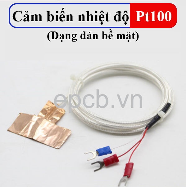 Cảm biến nhiệt độ Pt100 dạng miếng dán