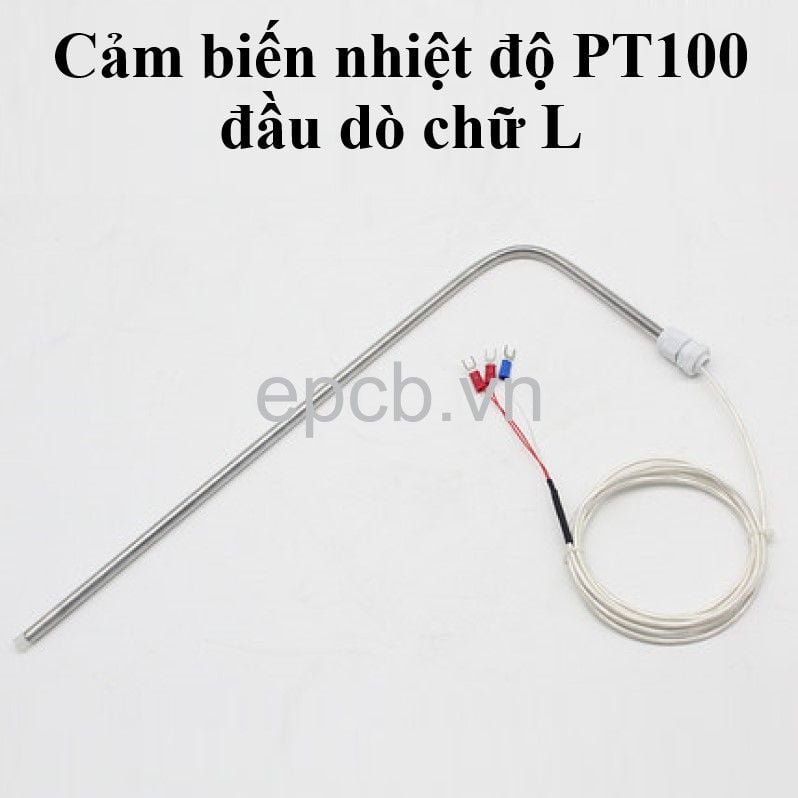 Cảm biến nhiệt độ PT100 đầu dò chữ L