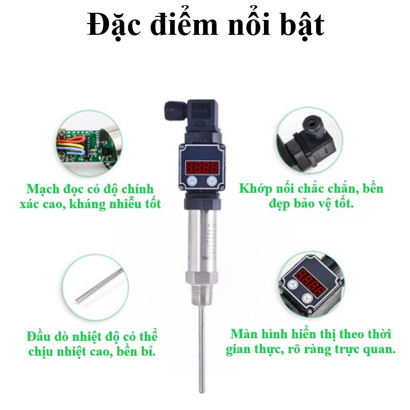 Cảm biến nhiệt độ PT100 ngõ ra tín hiệu 4-20mA, RS485