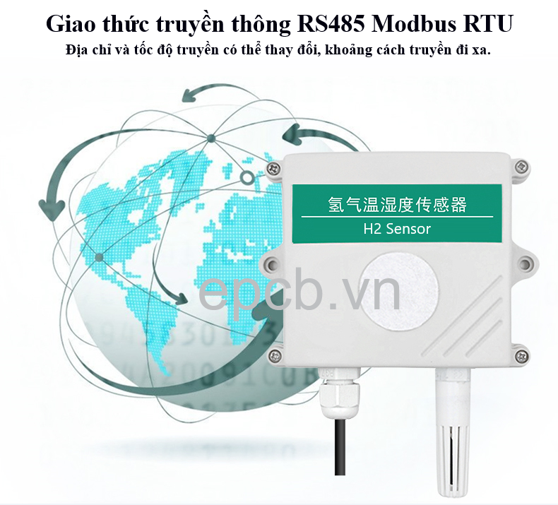 Cảm biến nồng độ hydro H2 RS485 ES-H2-01 (RS485 Modbus RTU)