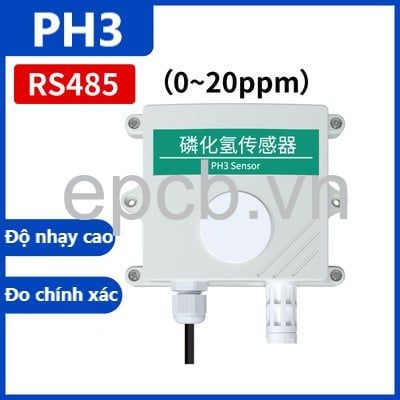 Cảm biến nồng độ Phosphine PH3 RS485 ES-PH3-01 (RS485 Modbus RTU)