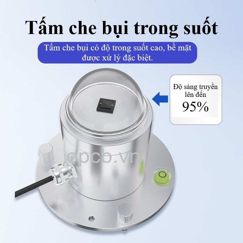 Cảm biến quang điện tổng bức xạ mặt trời RS485 ES-PR-300AL-RA