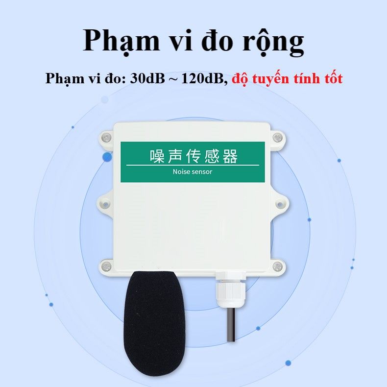 Cảm biến tiếng ồn công nghiệp RS485 Modbus RTU ES-NOISE-01